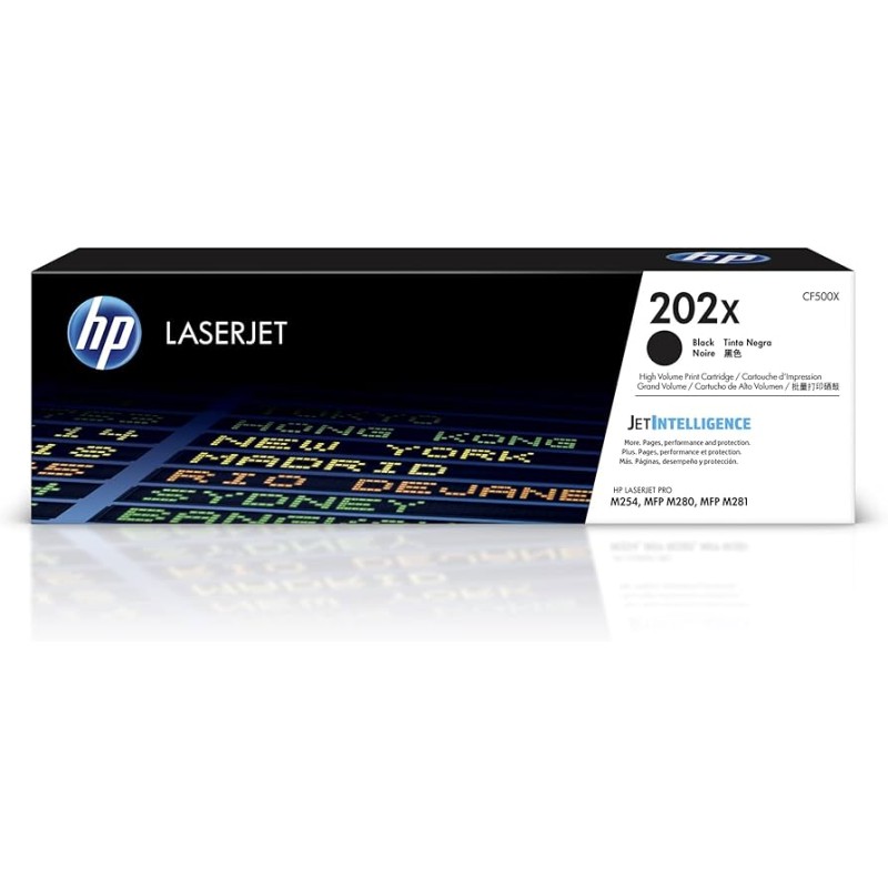 Toner HP 202X Negro 3.200 Paginas CF500X Original