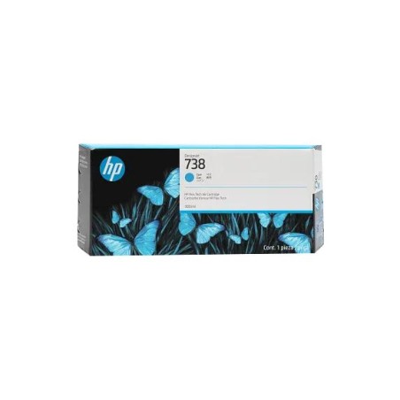 Cartucho De Tinta HP 738 Cyan 300ml 676M6A Original