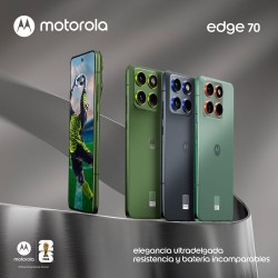 Celular Motorola Moto Edge 70 Fusion 6.8" Pulgadas 5G Sporting Green Verde 8GB 256GB + Moto Buds
