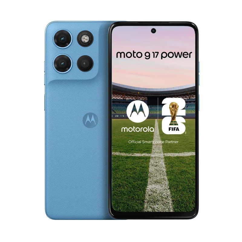 Celular Motorola Moto G17 Power 6.8" Pulgadas Alaskan Blue Celeste 4GB 256GB