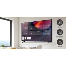Monitor Industrial Televisor LG Signage 43" PK640S 16x7 4K 270nit HDMI USB WiFi RJ45