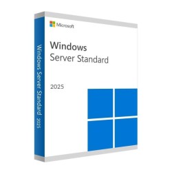 Licencia HPE Microsoft Windows Server 2025 Standard 16 Core ROK P77100-DN1