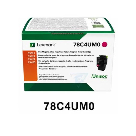 Toner Lexmark 78C4UM0 Magenta 7.000 Paginas 78C4UM0 Original