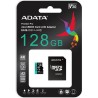 Memoria MicroSDXC 128GB Adata Premier Pro UHS-I U3 V30 A2 Con Adaptador AUSDX128GUI3V30SA2-RA1