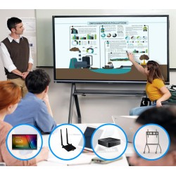 Pantalla Interactiva ViewSonic 75" Pulgadas IFP7534 Tactil 400nits WiFi 4K HDMI USB