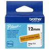 Cinta Para Rotuladora Brother BTAGT31 Negro Sobre Naranja 12mm 4m Original