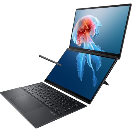 Portatil Asus Zenbook Duo UX8407AA-SN434W Intel Core Ultra7 258H 32GB 1TB SSD 14" W11H Gris