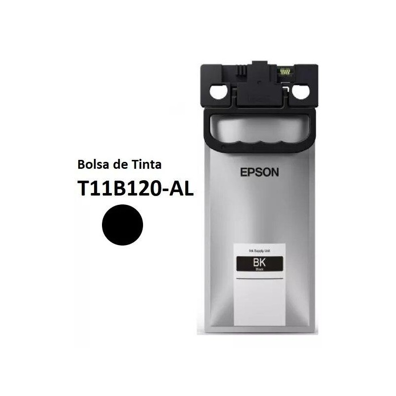 Botella De Tinta Epson T11B1 Negro 10.000 Paginas T11B120-AL Original