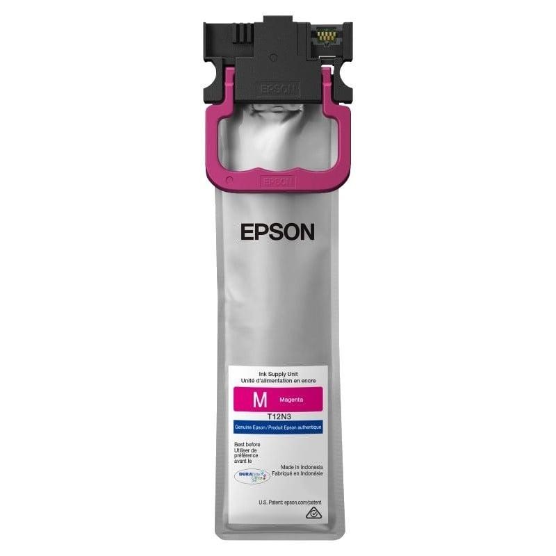 Bolsa De Tinta Epson T12N3 Magenta 5.000 Paginas DURABrite Ultra T12N300 Original