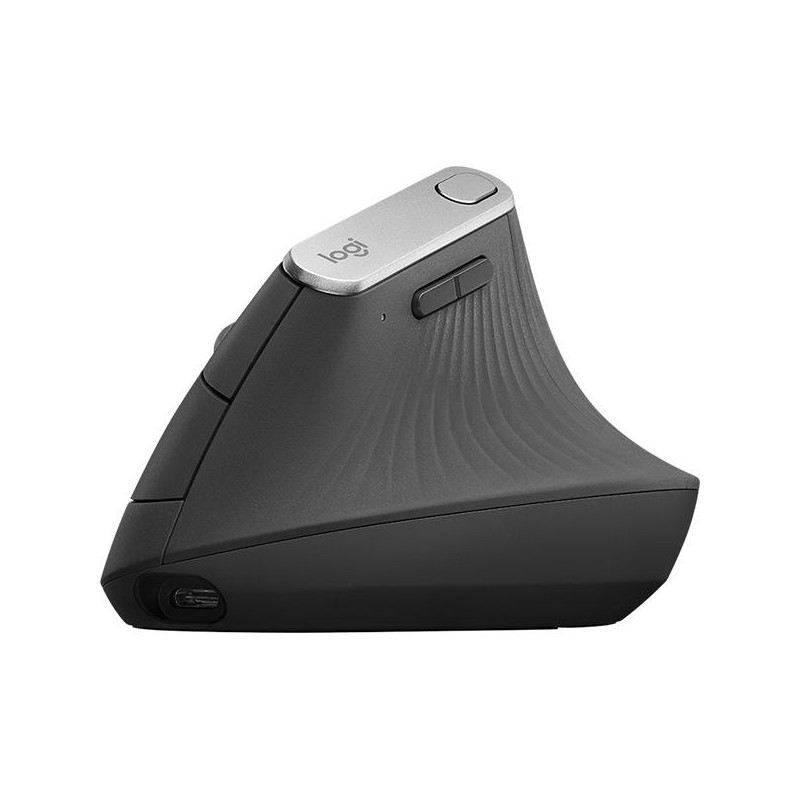 Mouse Logitech MX Vertical Inalámbrico Bluetooth USB Bolt Graphite