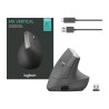 Mouse Logitech MX Vertical Inalámbrico Bluetooth USB Bolt Graphite