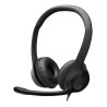 Diadema Auricular Logitech H390 USB-C Negro Con Micrófono