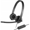 Diadema Auricular Logitech H570e USB-A Negro Con Micrófono