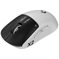 Mouse Logitech G PRO X2 SUPERSTRIKE LIGHTSPEED Inalambrico Blanco y Negro