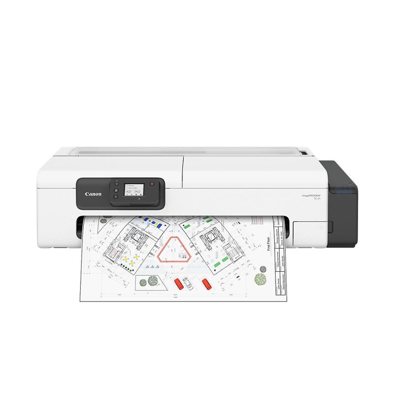 Plotter Canon imagePROGRAF TC-21 24" Pulgadas Inyección de Tinta USB Ethernet WiFi Blanco