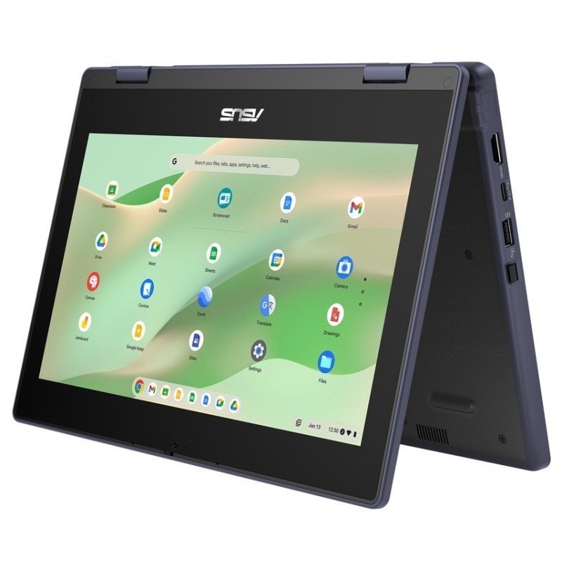 Portatil Asus Chromebook Flip Convertible 2en1 CR1204FTA-R90218 Intel N150 8GB 128GB eMMC 12.2” Tactil ChromeOS Gris