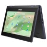 Portatil Asus Chromebook Flip Convertible 2en1 CR1204FTA-R90218 Intel N150 8GB 128GB eMMC 12.2” Tactil ChromeOS Gris