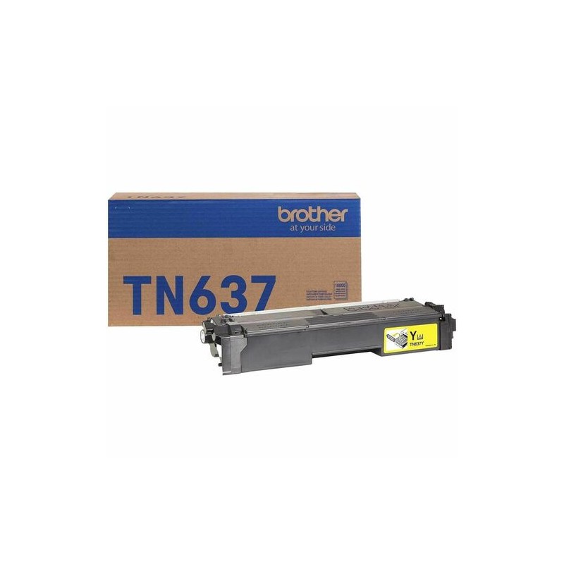 Toner Brother TN637Y Amarillo 10.000 Páginas Original