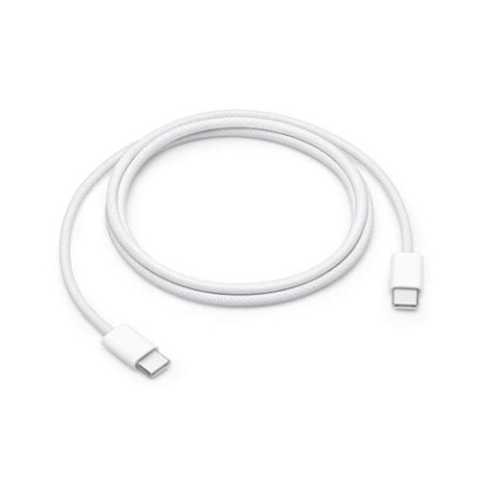 Cable de Carga Apple USB-C de 60W 1Mt Trenzado Blanco