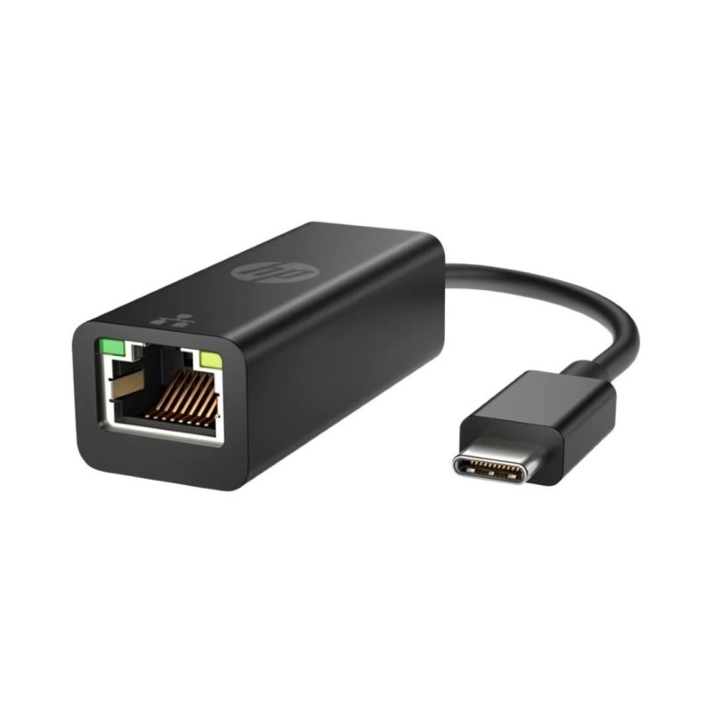 Adaptador Convertidor HP G2 USB-C a RJ45 Gigabit Ethernet Negro