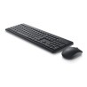 Combo Teclado Mouse Dell KM3322W Inalambrico USB Español Negro