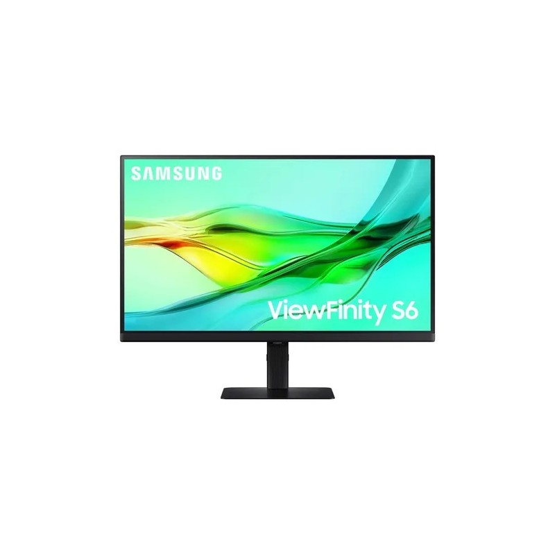 Monitor Samsung ViewFinity S6 S60UD 27" Pulgadas Plano QHD HDMI DisplayPort USB-C RJ45 Negro