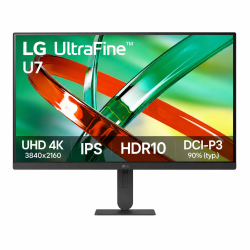 Monitor LG UltraFine U7 27" Pulgadas Plano UHD 4K HDMI DisplayPort Negro