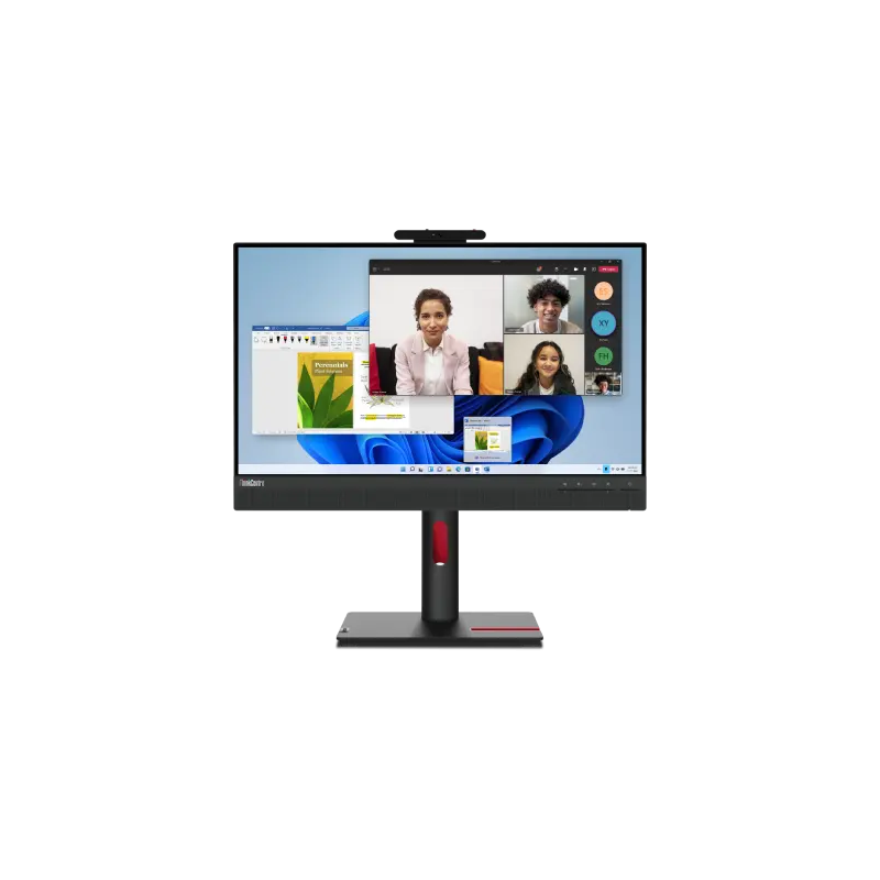 Monitor Lenovo ThinkCentre 23.8" Pulgadas Tactil Tiny-In-One Gen5 Plano FHD HDMI DisplayPort Negro