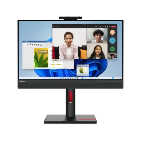 Monitor Lenovo ThinkCentre 23.8" Pulgadas Tactil Tiny-In-One Gen5 Plano FHD HDMI DisplayPort Negro