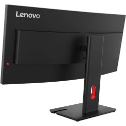 Monitor Lenovo ThinkVision T34WD-40 34” Pulgadas Curvo WQHD HDMI DisplayPort USB-C RJ45 Negro