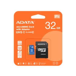 Memoria microSDHC Adata Premier 32GB UHS-I Class 10 A1 V10 con Adaptador SD