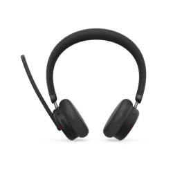 Diadema Auricular Lenovo Dual-Mode ANC 6550 Binaural Inalambrica Bluetooth USB-A Negra Con Microfono