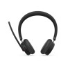 Diadema Auricular Lenovo Dual-Mode ANC 6550 Binaural Inalambrica Bluetooth USB-A Negra Con Microfono