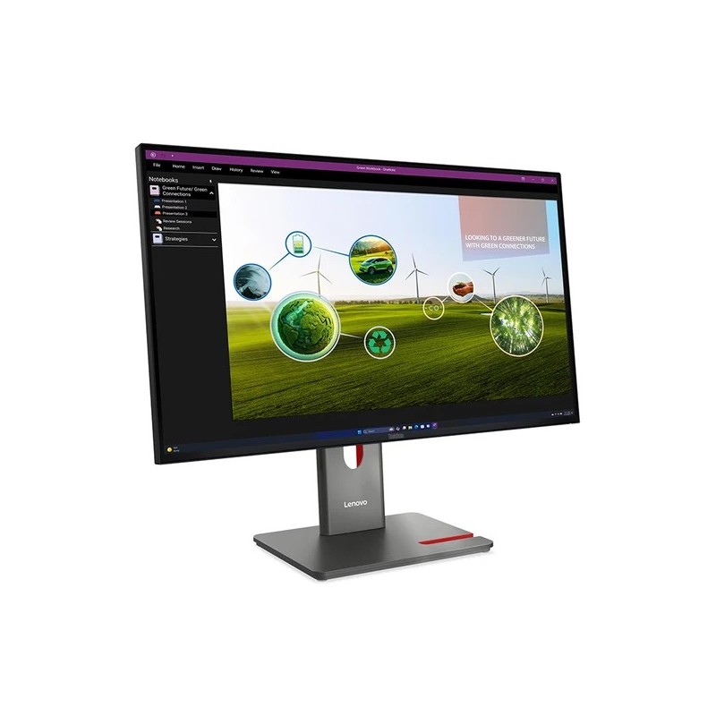 Monitor Lenovo ThinkVision T24-40 23.8” Pulgadas Plano FHD HDMI DisplayPort VGA USB-C Negro