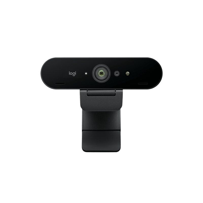 Camara Web Logitech Brio 13Mpx 4K 2160p 30fps HDR USB-A USB-C Microfono Negro