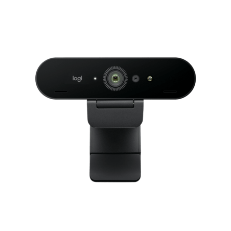 Camara Web Logitech Brio 13Mpx 4K 2160p 30fps HDR USB-A USB-C Microfono Negro