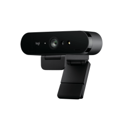Camara Web Logitech Brio 13Mpx 4K 2160p 30fps HDR USB-A USB-C Microfono Negro