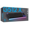 Teclado Logitech G512 X 75 Gaming USB Negro