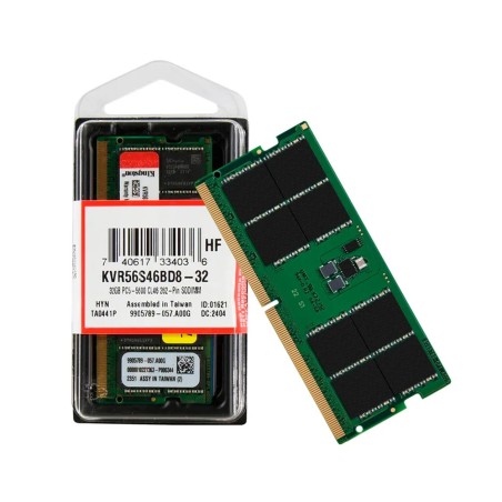 Memoria Para Portatil Kingston ValueRAM 32GB DDR5 5600Mhz SODIMM PC5-44800