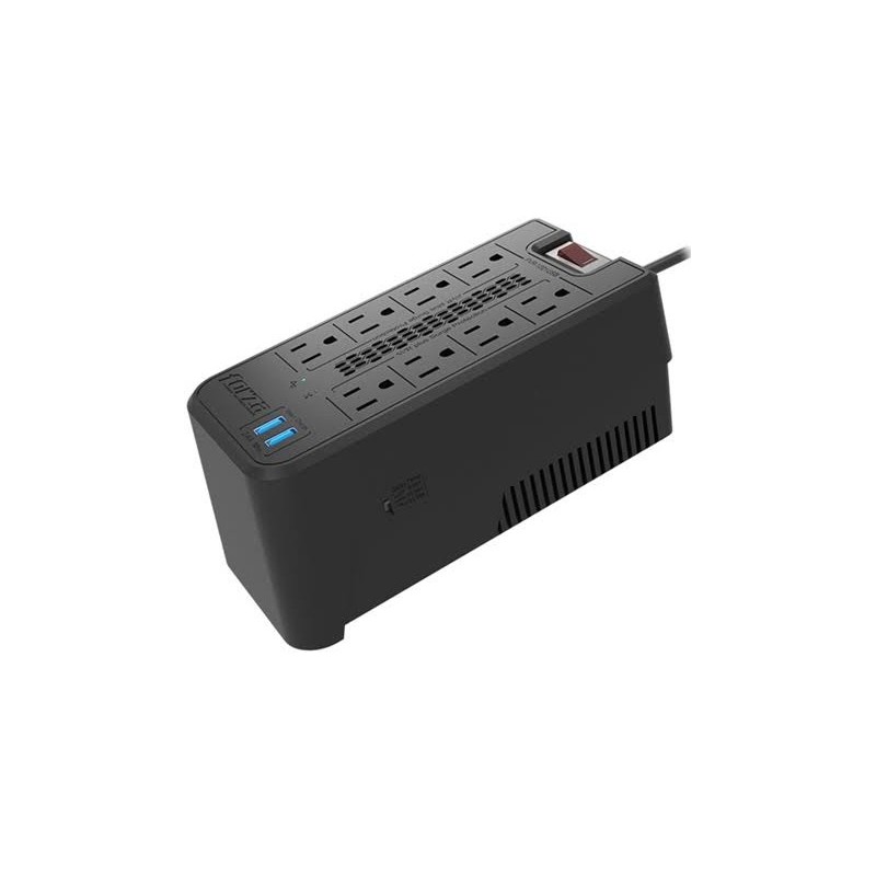 Forza FVR1221USB Volt Reg 1200VA600W 120V 8NEMA 2USB