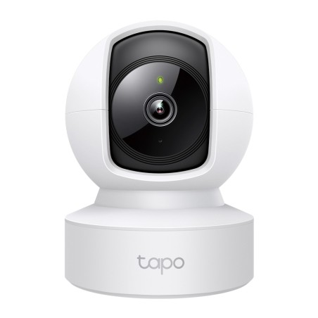 TP-Link Tapo C202, Cámara de seguridad IP, Interior, Inalámbrico, Techo/escritorio, Negro, Blanco, Esférico