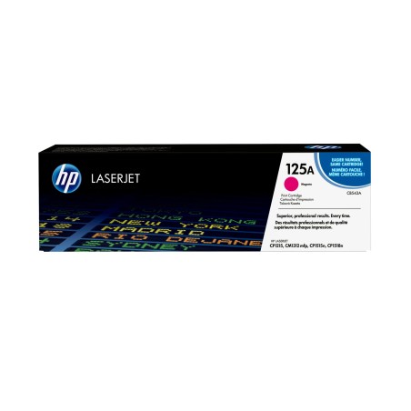 HP Cartucho original de tóner magenta 125A LaserJet, 1400 páginas, Magenta, 1 pieza(s)