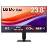 LG 24U411A-B, 60,5 cm (23.8"), 1920 x 1080 Pixeles, Full HD, LED, 5 ms, Negro