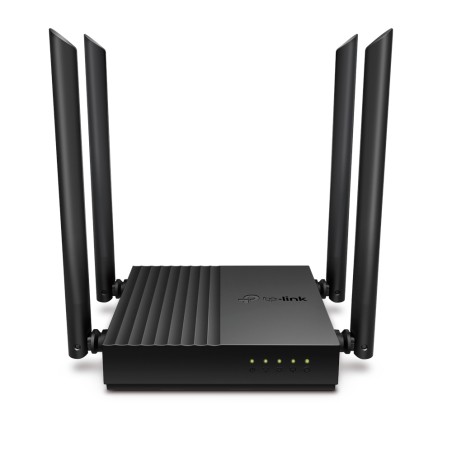 TP-Link ARCHER A64, Wi-Fi 5 (802.11ac), Doble banda (2,4 GHz / 5 GHz), Ethernet, Negro, Router de mesa