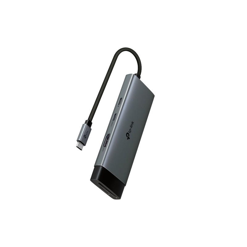 TP-Link UH7020C, USB 3.2 Gen 1 (3.1 Gen 1) Type-C, HDMI, USB 3.2 Gen 1 (3.1 Gen 1) Type-A, USB 3.2 Gen 1 (3.1 Gen 1) Type-C, Mic
