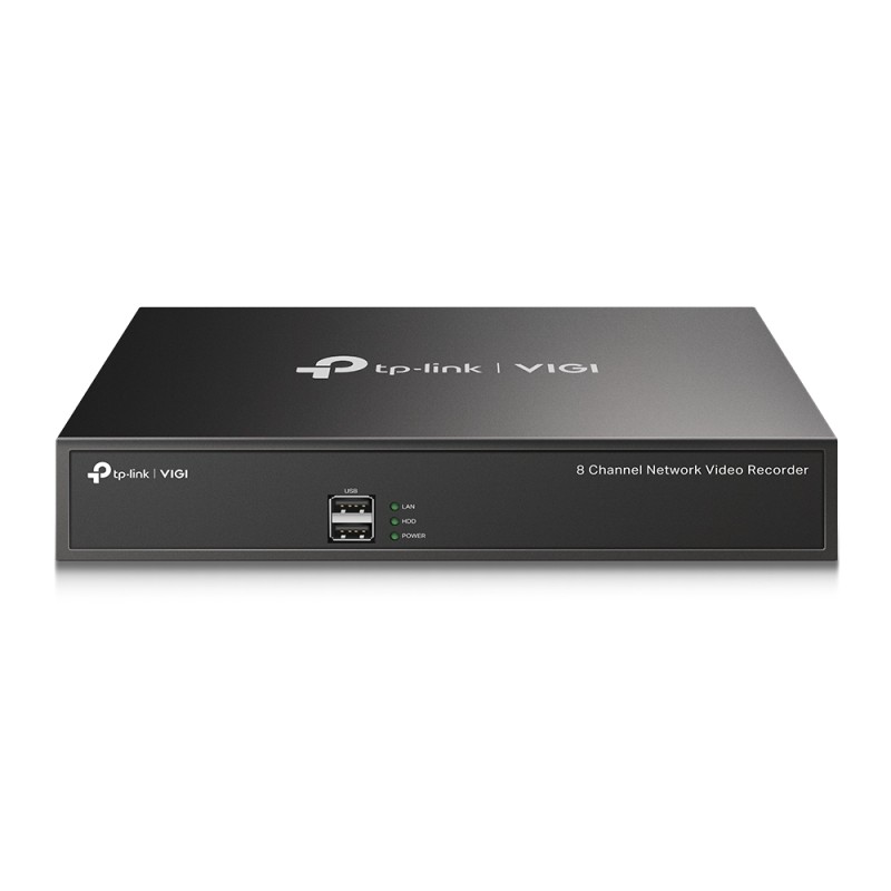 TP-Link VIGI NVR1008H, 8 channels, 1920 x 1080 Pixeles, 4 channels, 1080p, 1920 x 1080, 1280 x 720, 1440 x 900, 1280 x 1024, 80 