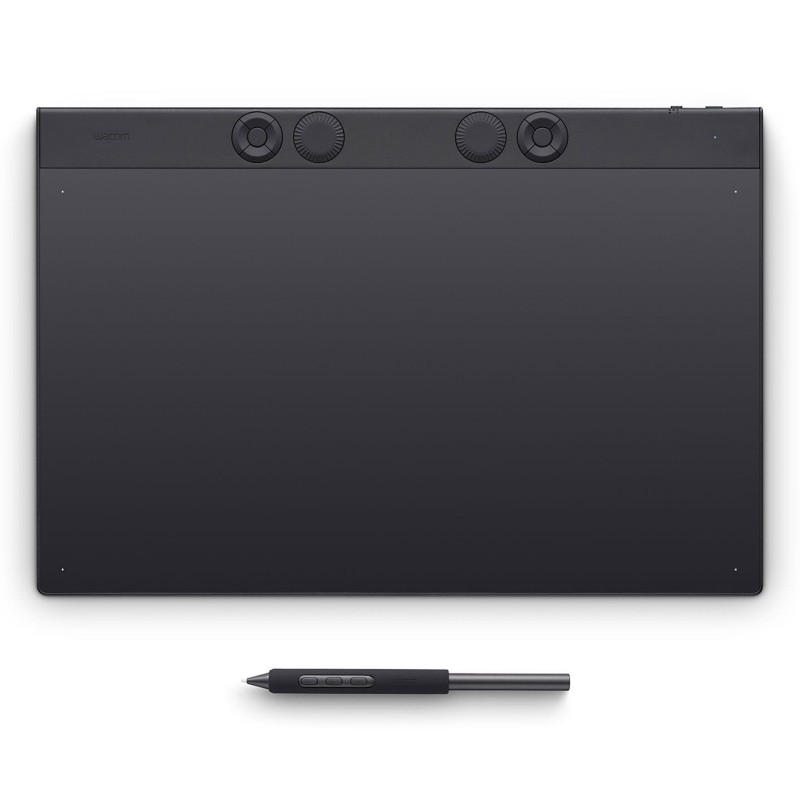 Wacom Intuos Pro Large, Inalámbrico y alámbrico, 5080 lpi, 349 x 195 mm, USB/Bluetooth, Pluma, 60°
