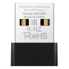 Mercusys MA20N, Inalámbrico, USB tipo A, WLAN, Wi-Fi 5 (802.11ac), 650 Mbit/s, Negro, Metálico