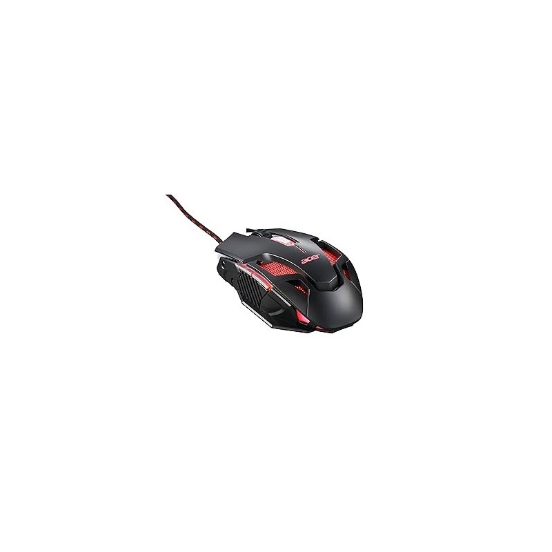 Acer Nitro Mouse BLACK 9 programmable buttons Wired 6400 dpi New