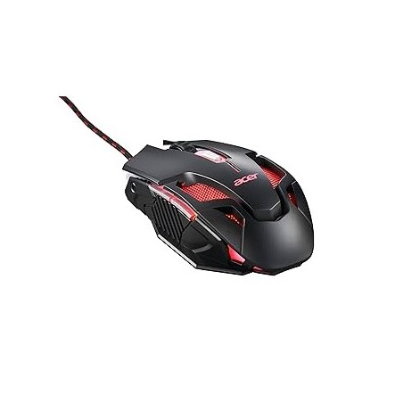 Acer Nitro Mouse BLACK 9 programmable buttons Wired 6400 dpi New